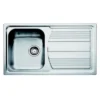 Carron Phoenix Logica Reversible Silver Kitchen Sink - 1 Bowl -Carron phoenix Sales 12807718 7794831916145282