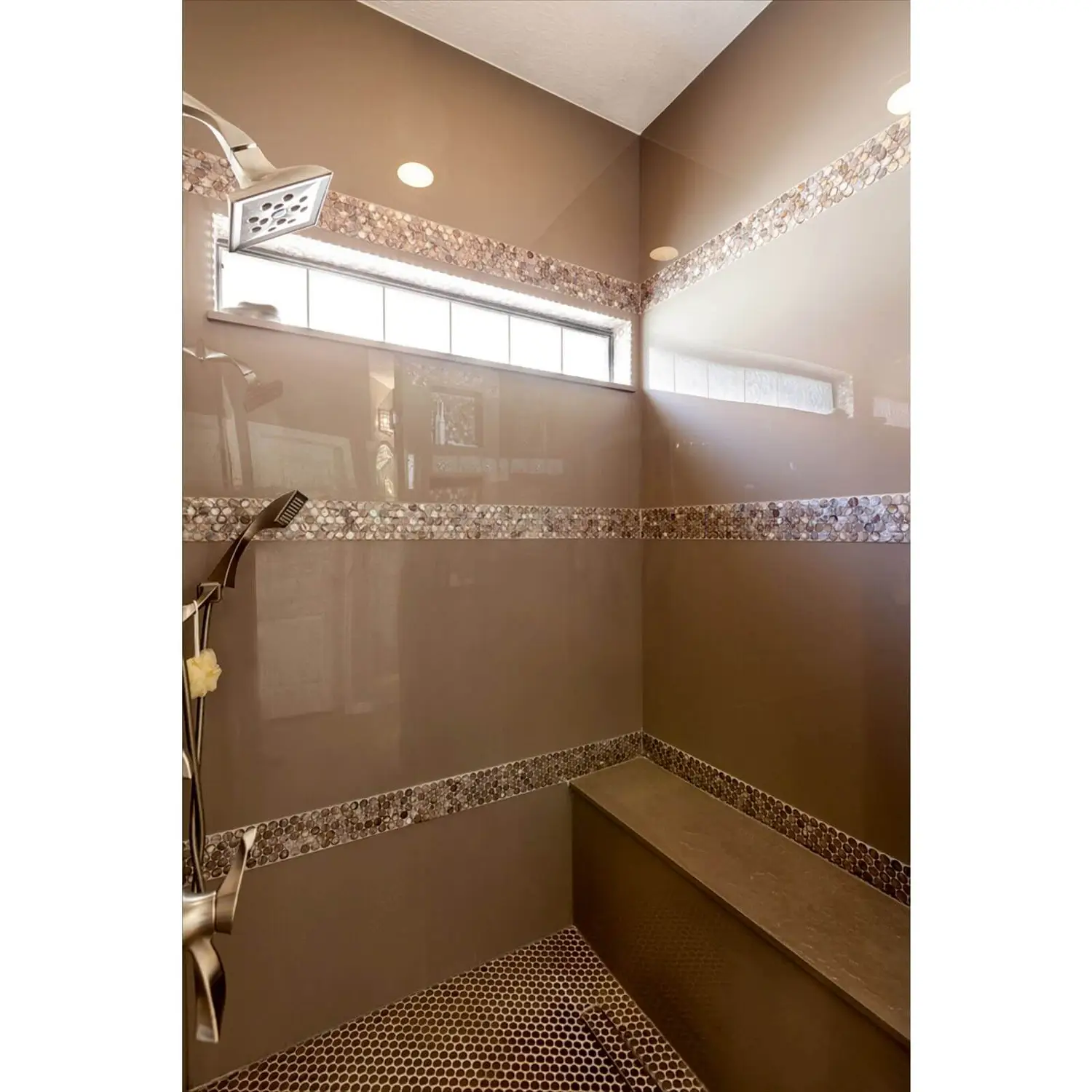 Zenolite Acrylic Wall Panel - 2400 X 1000mm - Mocha 5 Zenolite Acrylic Wall Panel - 2400 X 1000mm - Mocha - Image 3