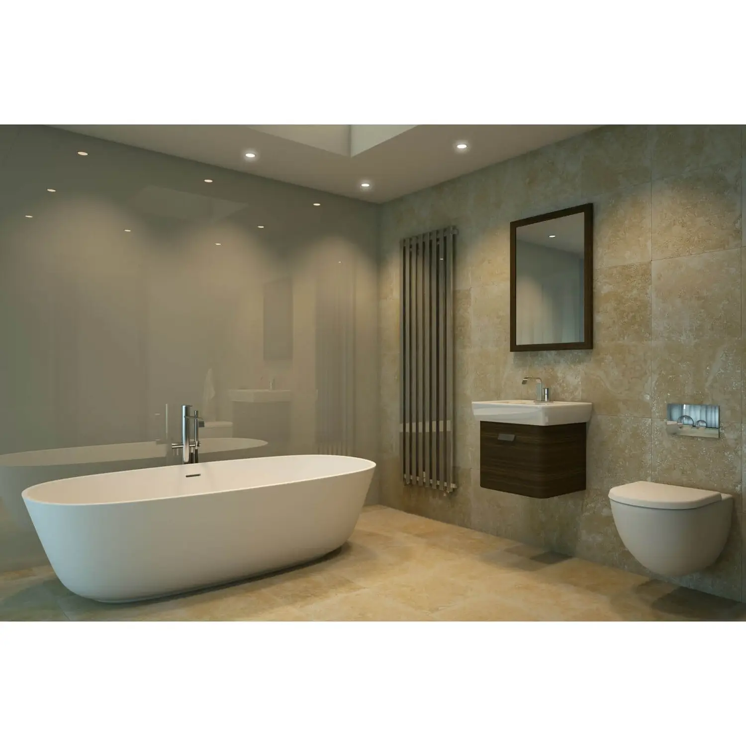 Zenolite Acrylic Wall Panel - 2400 X 1000mm - Safari 5 Zenolite Acrylic Wall Panel - 2400 X 1000mm - Safari - Image 3