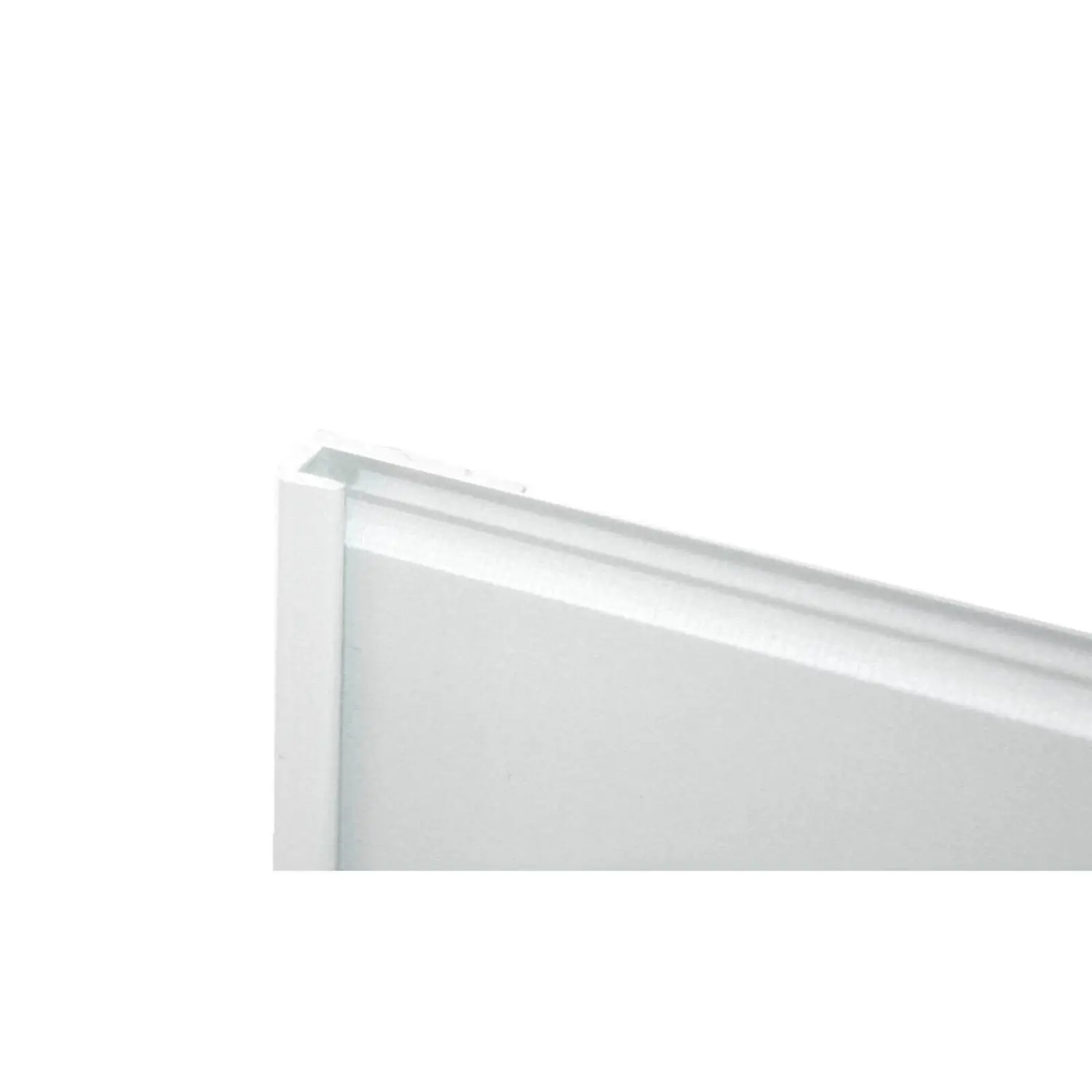 Zenolite Colour Matched PVC Edge Cap - 2500mm - White 3 Zenolite Colour Matched PVC Edge Cap - 2500mm - White