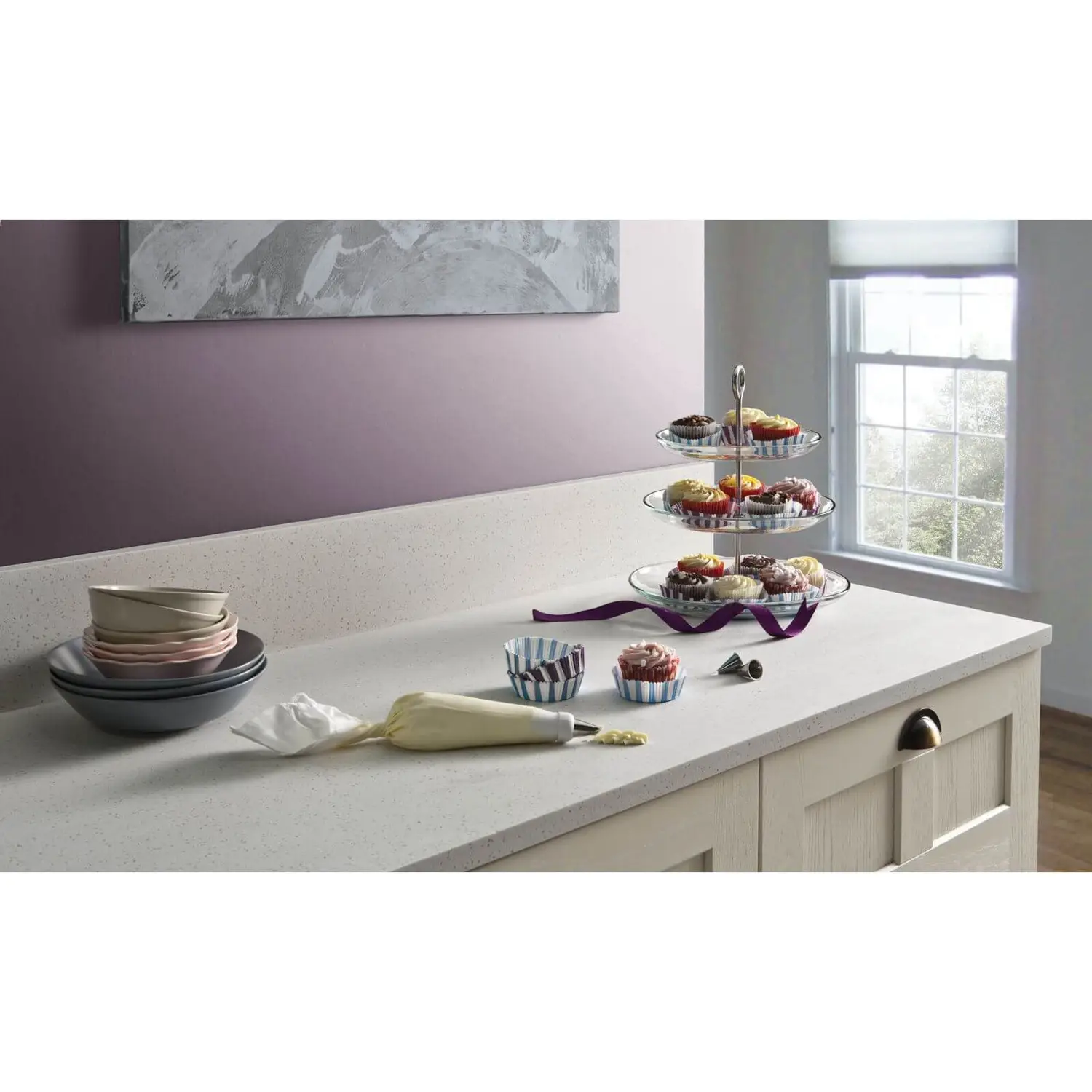 Minerva Ice Crystal Hob Splashback - 90 X 75 X 1.2cm 4 Minerva Ice Crystal Hob Splashback - 90 X 75 X 1.2cm - Image 2