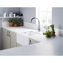 Minerva White Splashback - 305 X 60 X 1.2cm 7 Minerva White Splashback - 305 X 60 X 1.2cm -Carron phoenix Sales 12811570 4924832985209286