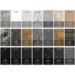 None Black Bean Breakfast Bar - Profile Edge - 200 X 90 X 3.8cm 7 None Black Bean Breakfast Bar - Profile Edge - 200 X 90 X 3.8cm -Carron phoenix Sales 12812288 9784833221990280