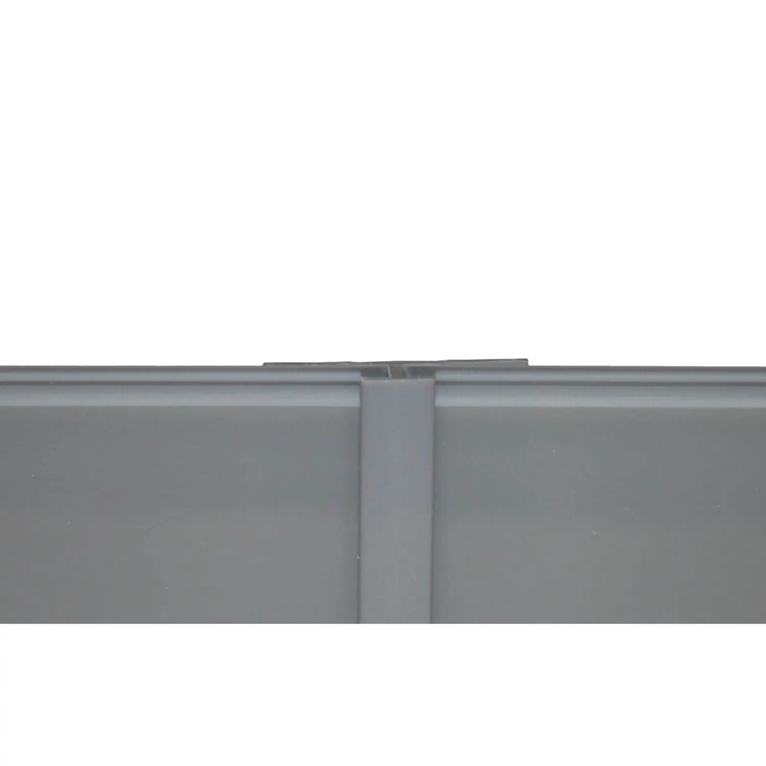Zenolite Colour Matched PVC Straight Joint - Splashback Profile - 1250mm - Grey 3 Zenolite Colour Matched PVC Straight Joint - Splashback Profile - 1250mm - Grey