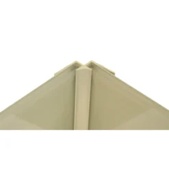 Zenolite Colour Matched PVC Internal Corner - 1250mm - Safari