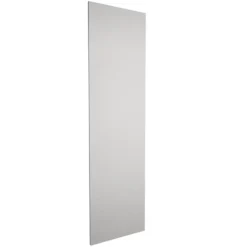 High Gloss/Modern Slab/Handleless Kitchen Clad On Tower Panel (H))2140 X (W)591mm - Gloss White