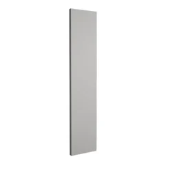 High Gloss/Modern Slab/Handleless Kitchen Adjustable Corner Post And Filler (H)716 X (W)147mm - Gloss Grey