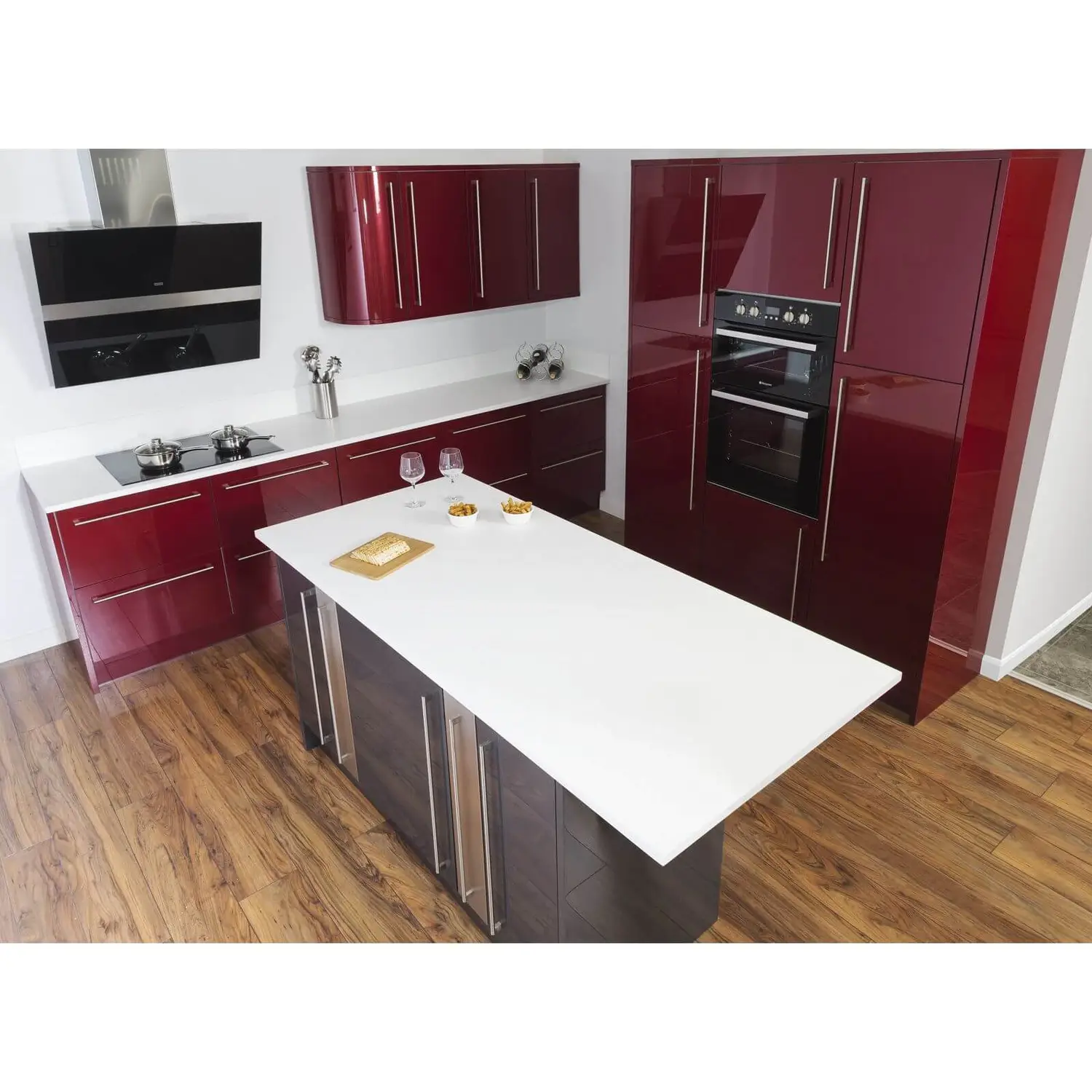 Minerva Sparkling White Half Splashback - 150 X 60 X 1.2cm 4 Minerva Sparkling White Half Splashback - 150 X 60 X 1.2cm - Image 2