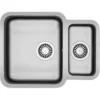 Carron Phoenix Zeta Undermount Reversible Silver Kitchen Sink - 1.5 Bowl -Carron phoenix Sales 12816536 3854831908235098