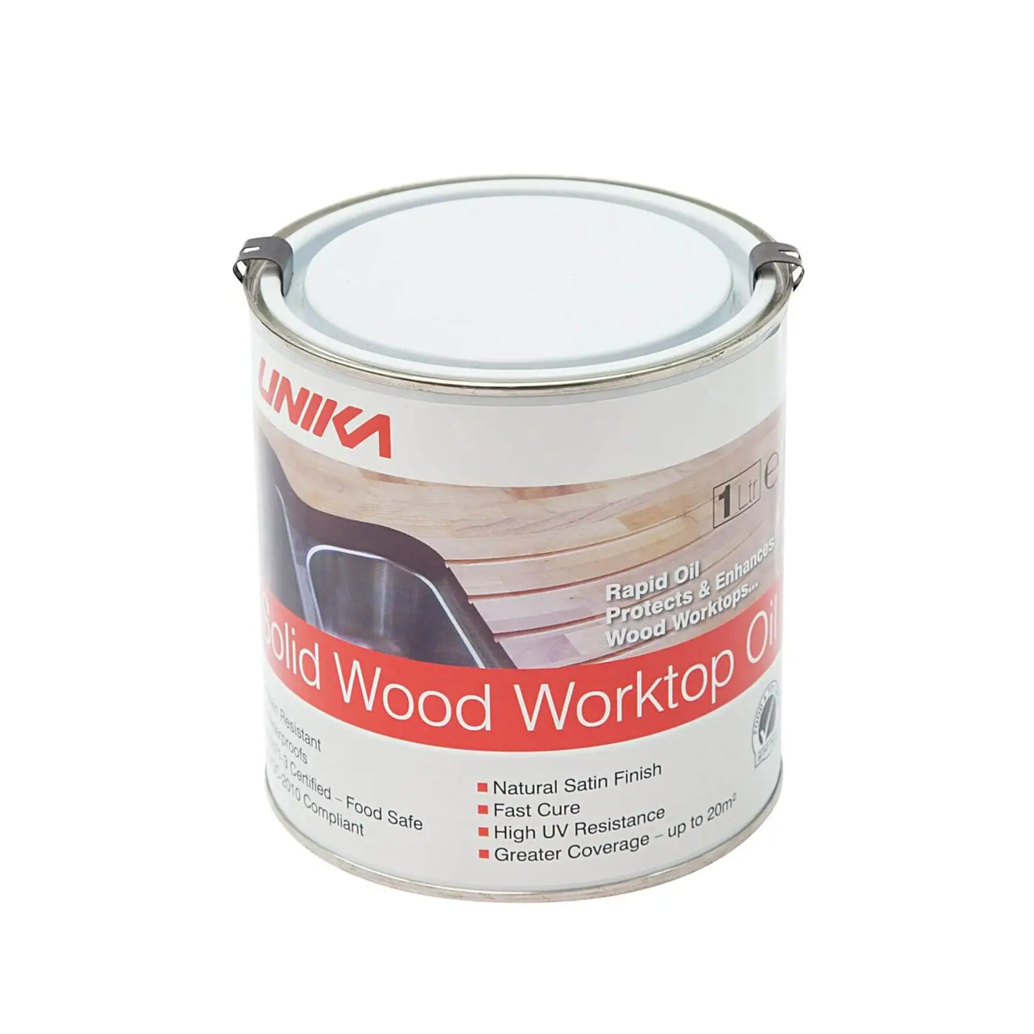 Unika Solid Wood Worktop Oil - 1L 3 Unika Solid Wood Worktop Oil - 1L