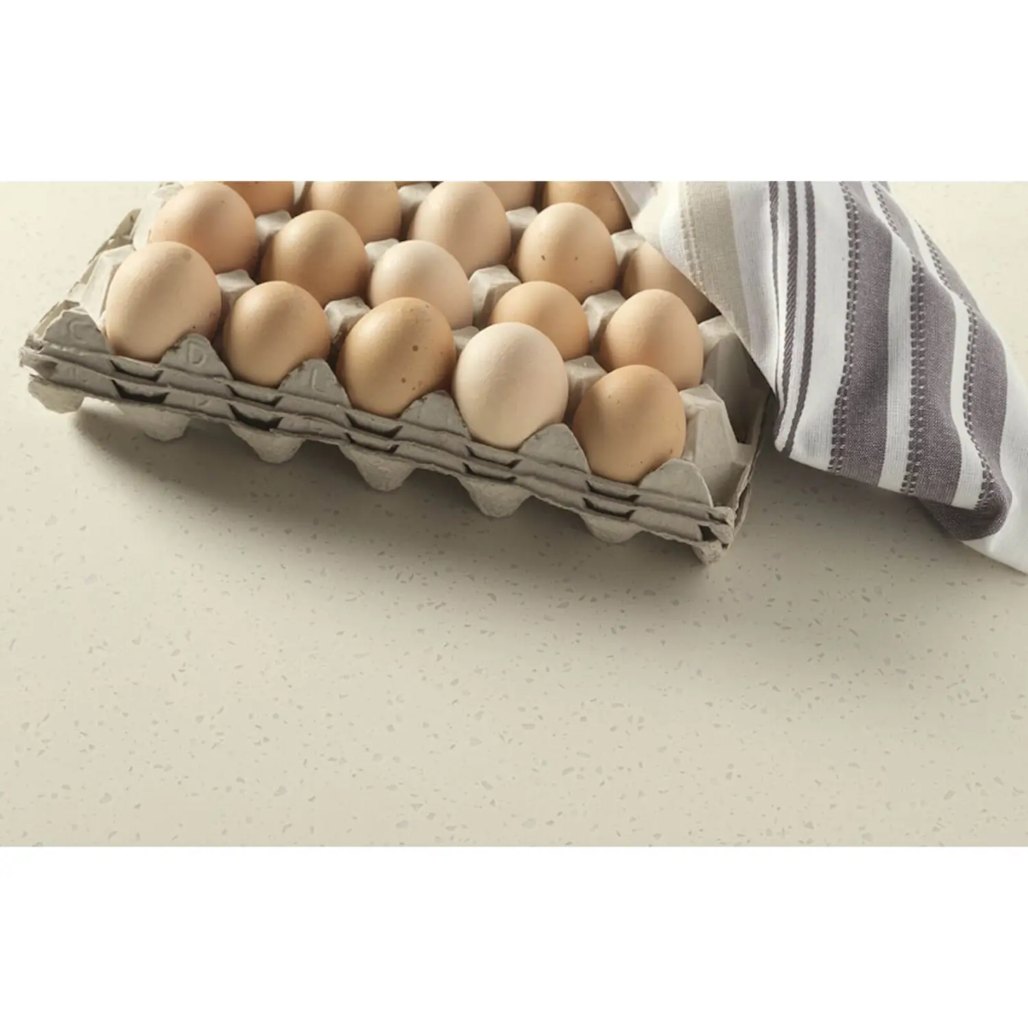 Maia Beige Sparkle Kitchen Worktop Edging Strip - 120 X 4.2cm 4 Maia Beige Sparkle Kitchen Worktop Edging Strip - 120 X 4.2cm - Image 2