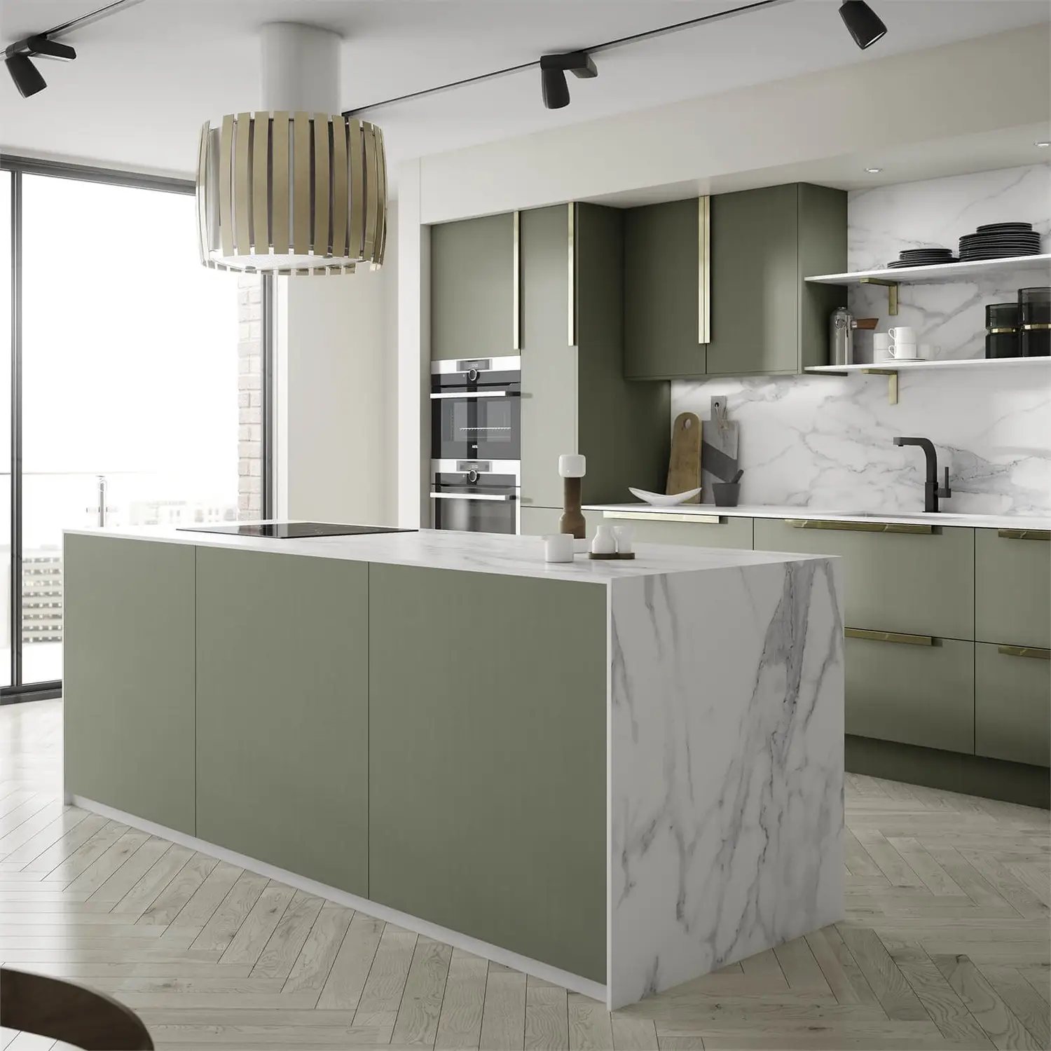 Zenith Marble Veneto Compact Laminate Breakfast Bar - 2400x950x12.5mm 4 Zenith Marble Veneto Compact Laminate Breakfast Bar - 2400x950x12.5mm - Image 2