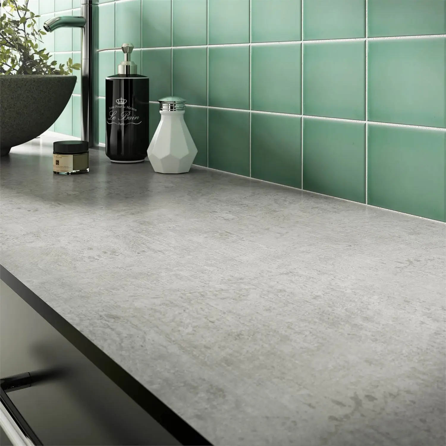 Zenith Woodstone Gris Compact Laminate Splashback - 3000x600x9mm 4 Zenith Woodstone Gris Compact Laminate Splashback - 3000x600x9mm - Image 2