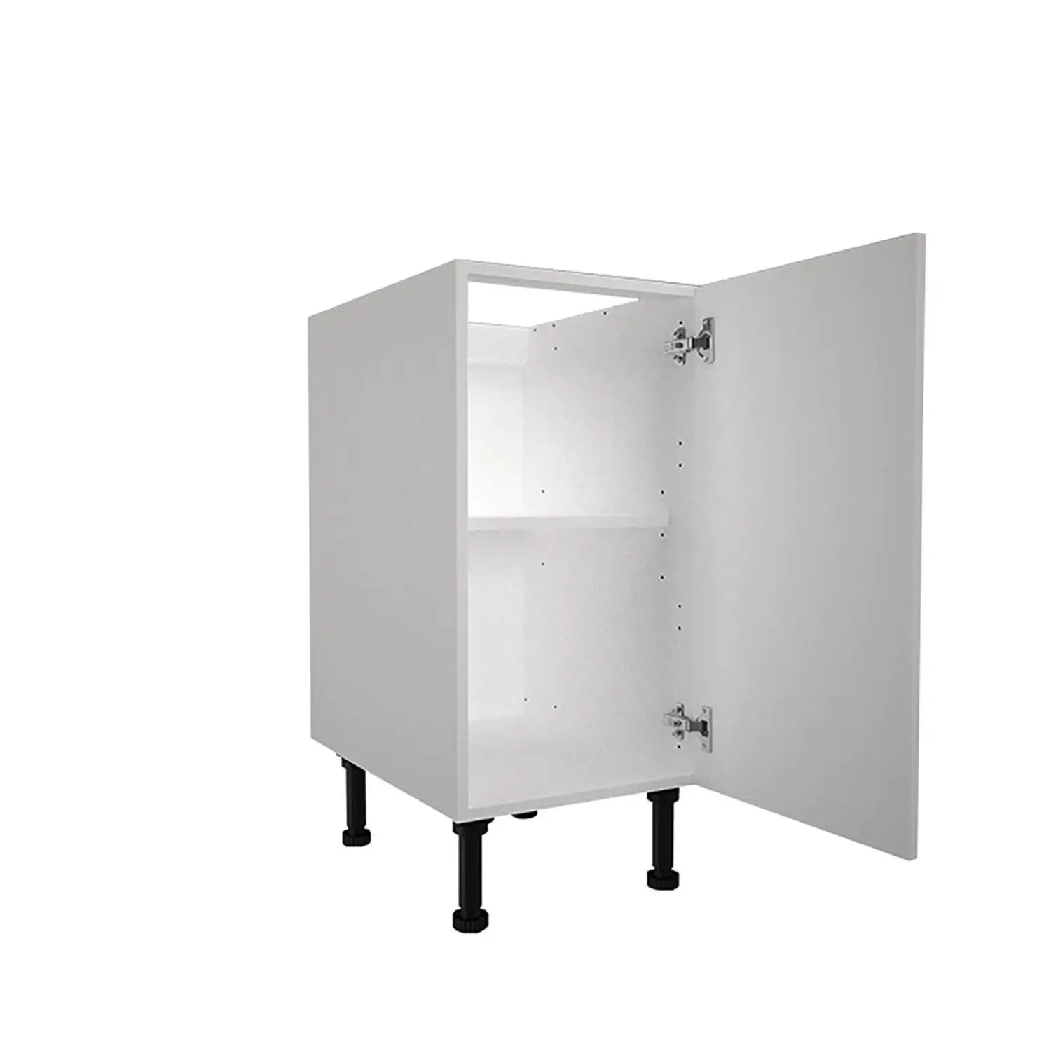 High Gloss Slab White 400mm Base Unit 4 High Gloss Slab White 400mm Base Unit - Image 2