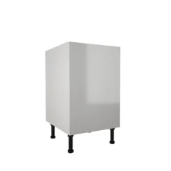 High Gloss Slab White 500mm Base Unit