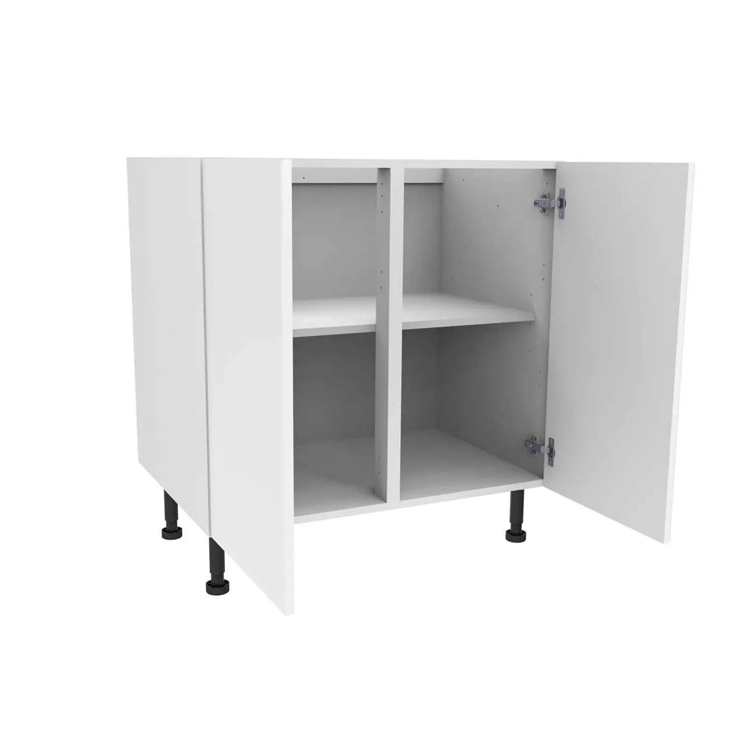 High Gloss Slab White 800mm Base Unit 4 High Gloss Slab White 800mm Base Unit - Image 2