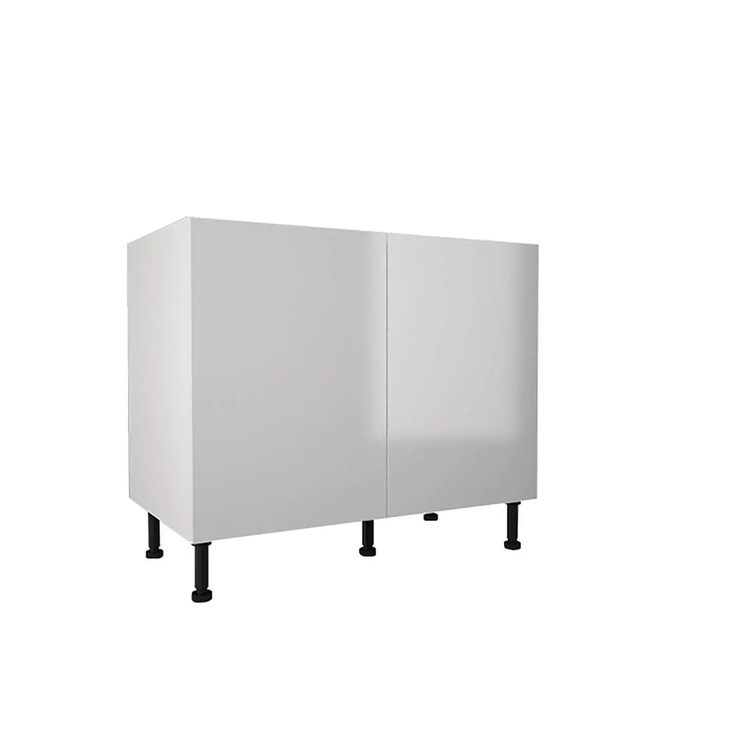 High Gloss Slab White 1000mm Base Unit 3 High Gloss Slab White 1000mm Base Unit
