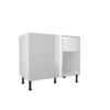 High Gloss Slab White 1000mm Corner Base Unit 1 High Gloss Slab White 1000mm Corner Base Unit -Carron phoenix Sales 12841339 7884831970820312