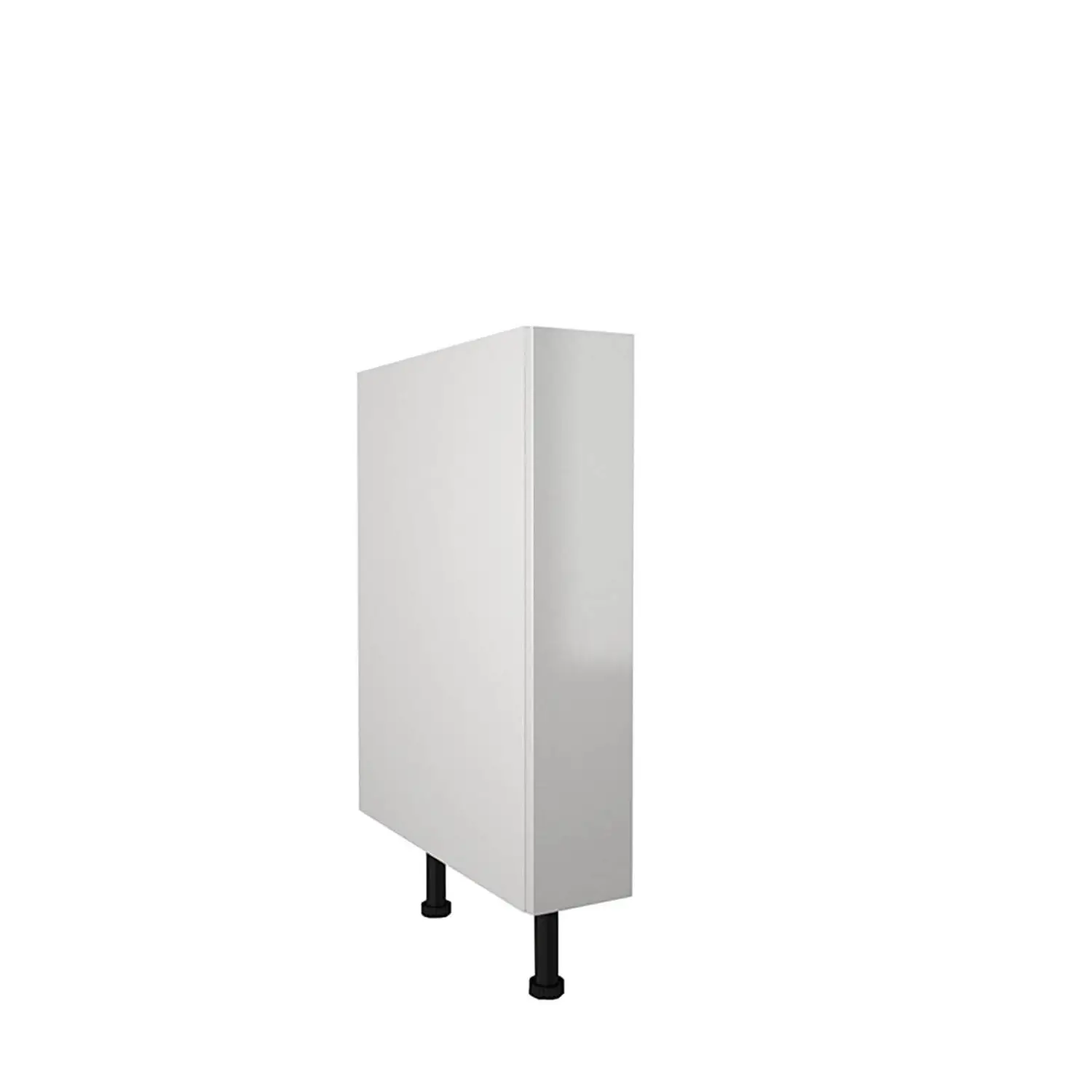 High Gloss Slab White 150mm Pull Out Unit 3 High Gloss Slab White 150mm Pull Out Unit