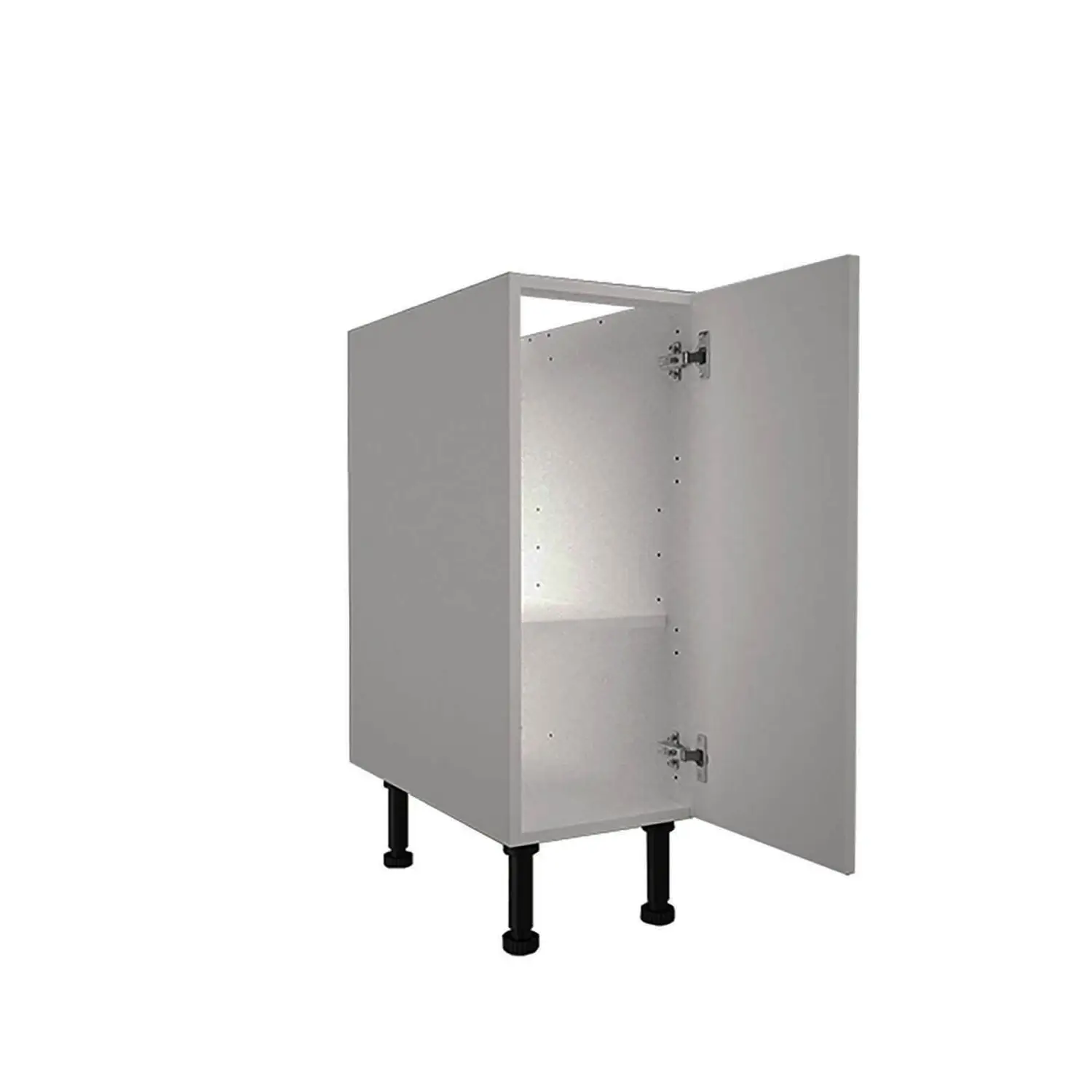 High Gloss Slab Grey 300mm Base Unit 4 High Gloss Slab Grey 300mm Base Unit - Image 2