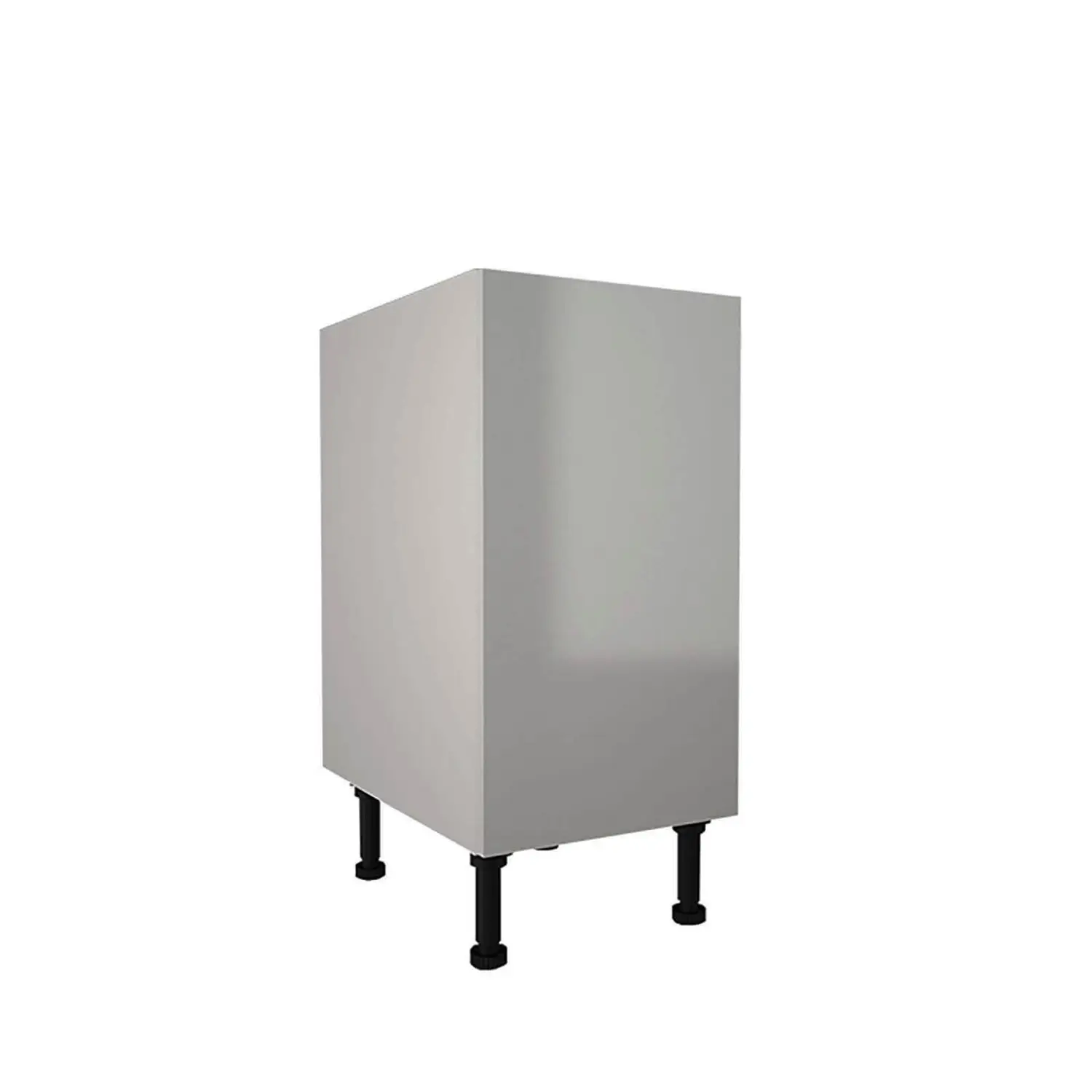 High Gloss Slab Grey 400mm Base Unit 3 High Gloss Slab Grey 400mm Base Unit