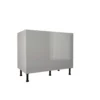 High Gloss Slab Grey 1000mm Base Unit 2 High Gloss Slab Grey 1000mm Base Unit -Carron phoenix Sales 12841518 2824831969965531