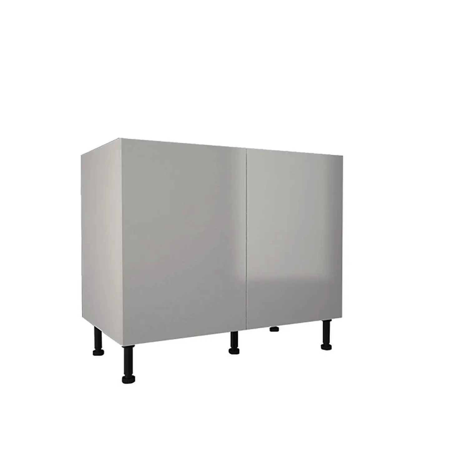 High Gloss Slab Grey 1000mm Base Unit 3 High Gloss Slab Grey 1000mm Base Unit