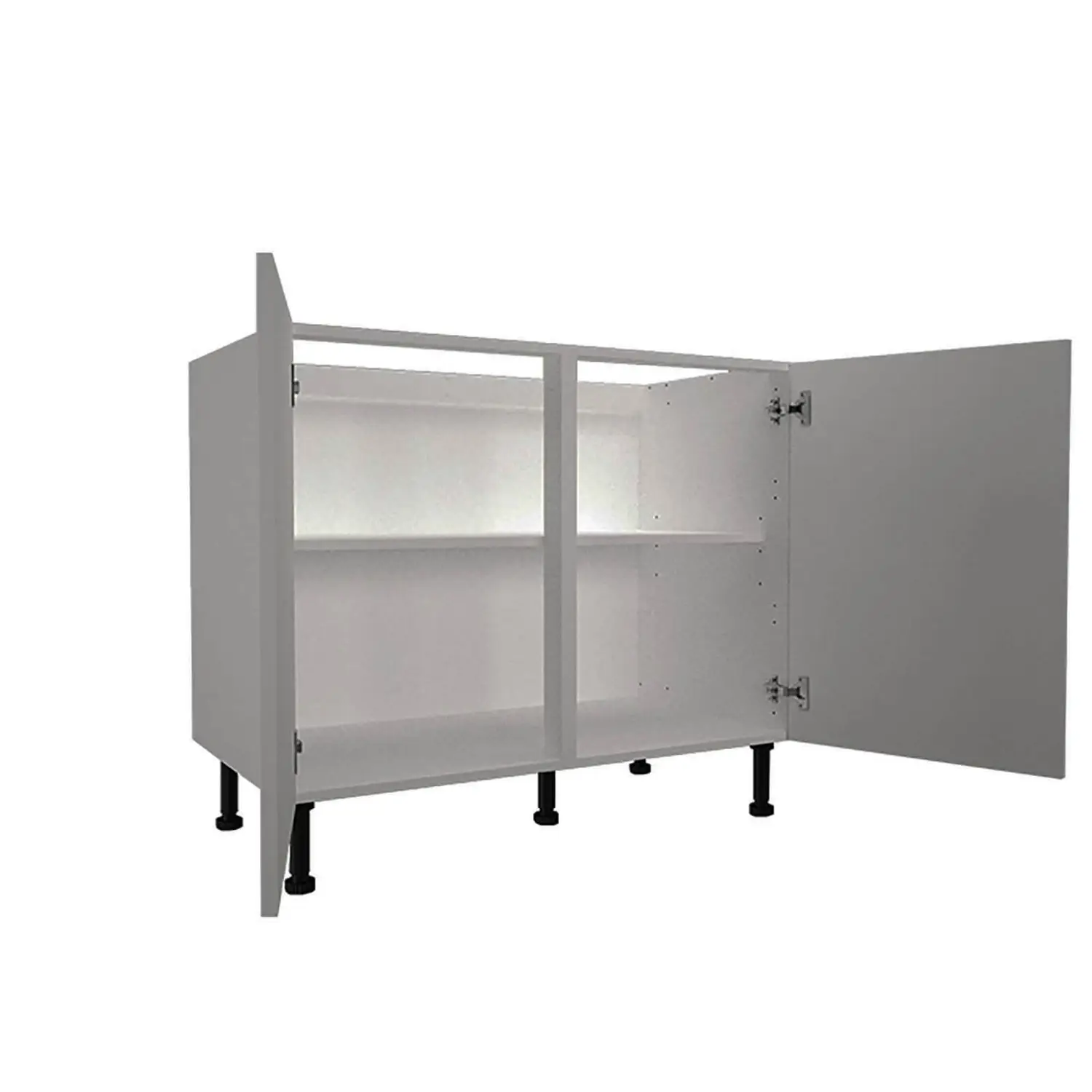 High Gloss Slab Grey 1000mm Base Unit 4 High Gloss Slab Grey 1000mm Base Unit - Image 2