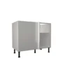 High Gloss Slab Grey 1000mm Corner Base Unit 2 High Gloss Slab Grey 1000mm Corner Base Unit -Carron phoenix Sales 12841523 2004831970066139