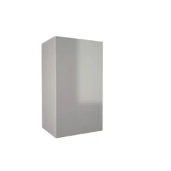 High Gloss Slab Grey 400mm Wall Unit