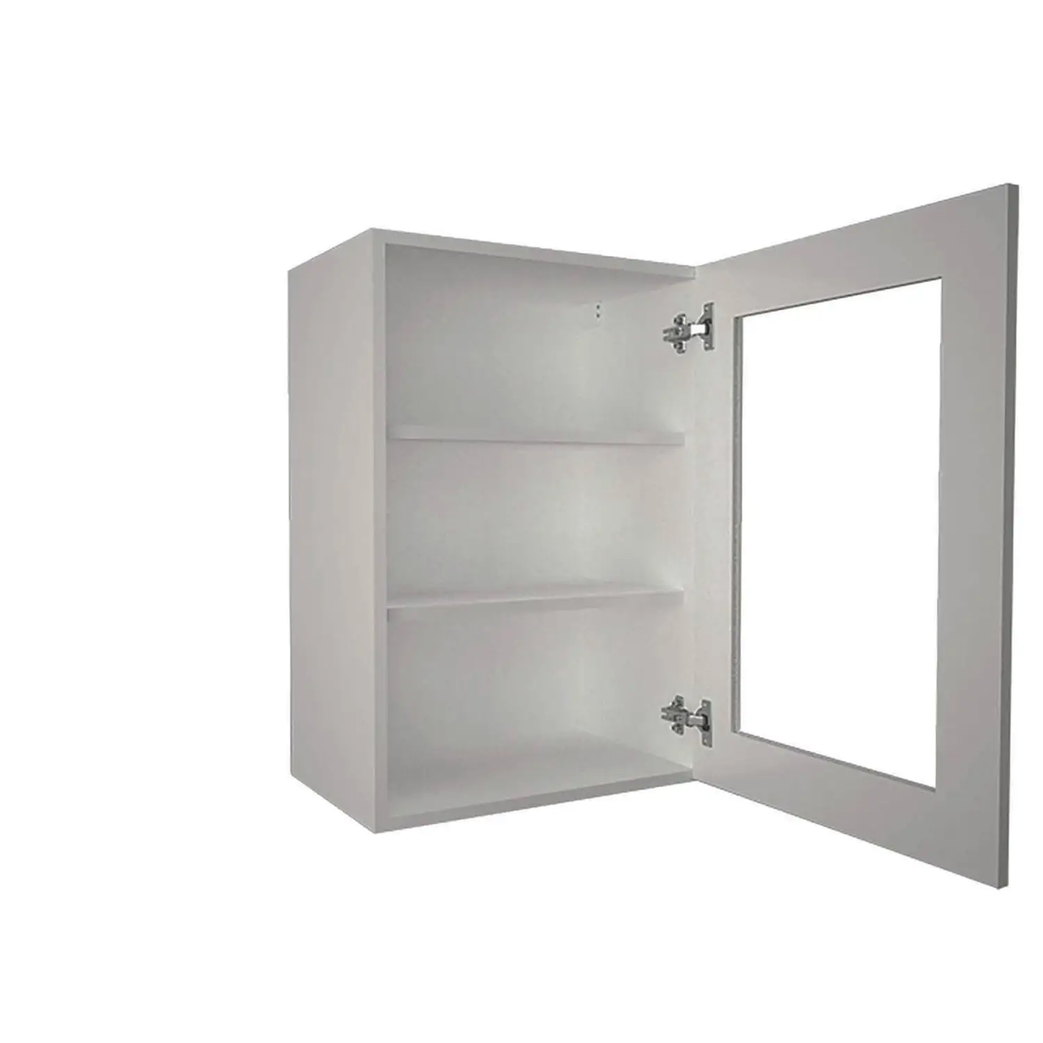 High Gloss Slab Grey 500mm Glass Wall Unit 4 High Gloss Slab Grey 500mm Glass Wall Unit - Image 2