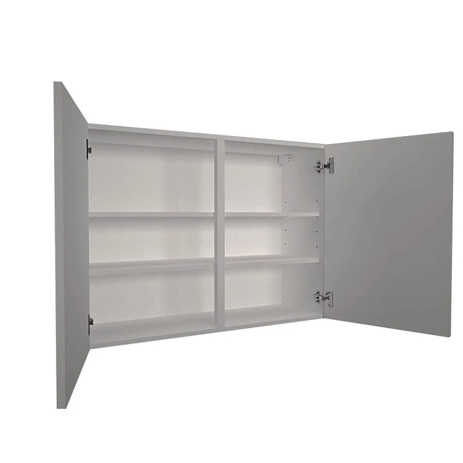 High Gloss Slab Grey 1000mm Wall Unit 4 High Gloss Slab Grey 1000mm Wall Unit - Image 2