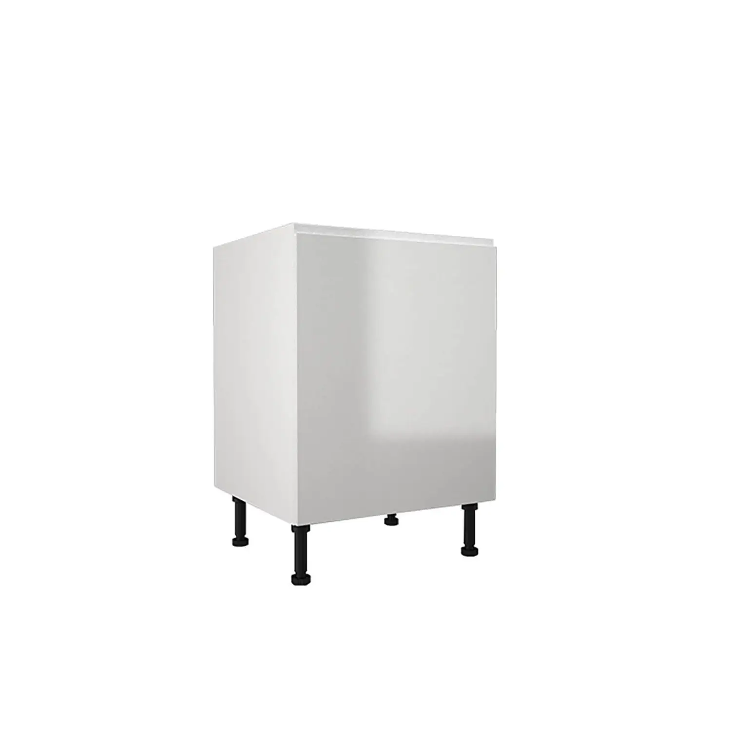 Handleless White Gloss 600mm Base Unit 3 Handleless White Gloss 600mm Base Unit