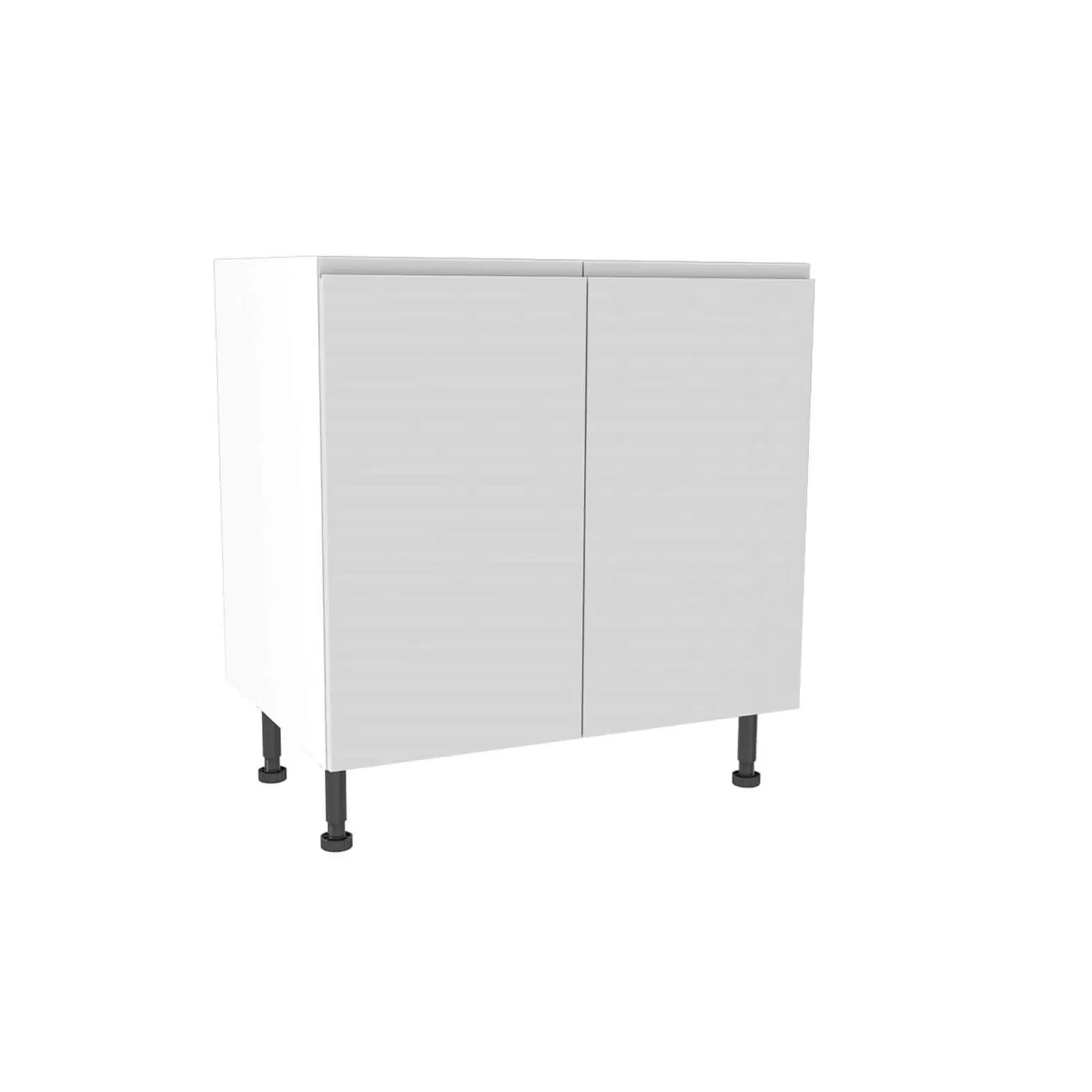 Handleless White Gloss 800mm Base Unit 3 Handleless White Gloss 800mm Base Unit
