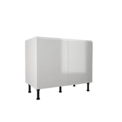 Handleless White Gloss 1000mm Base Unit