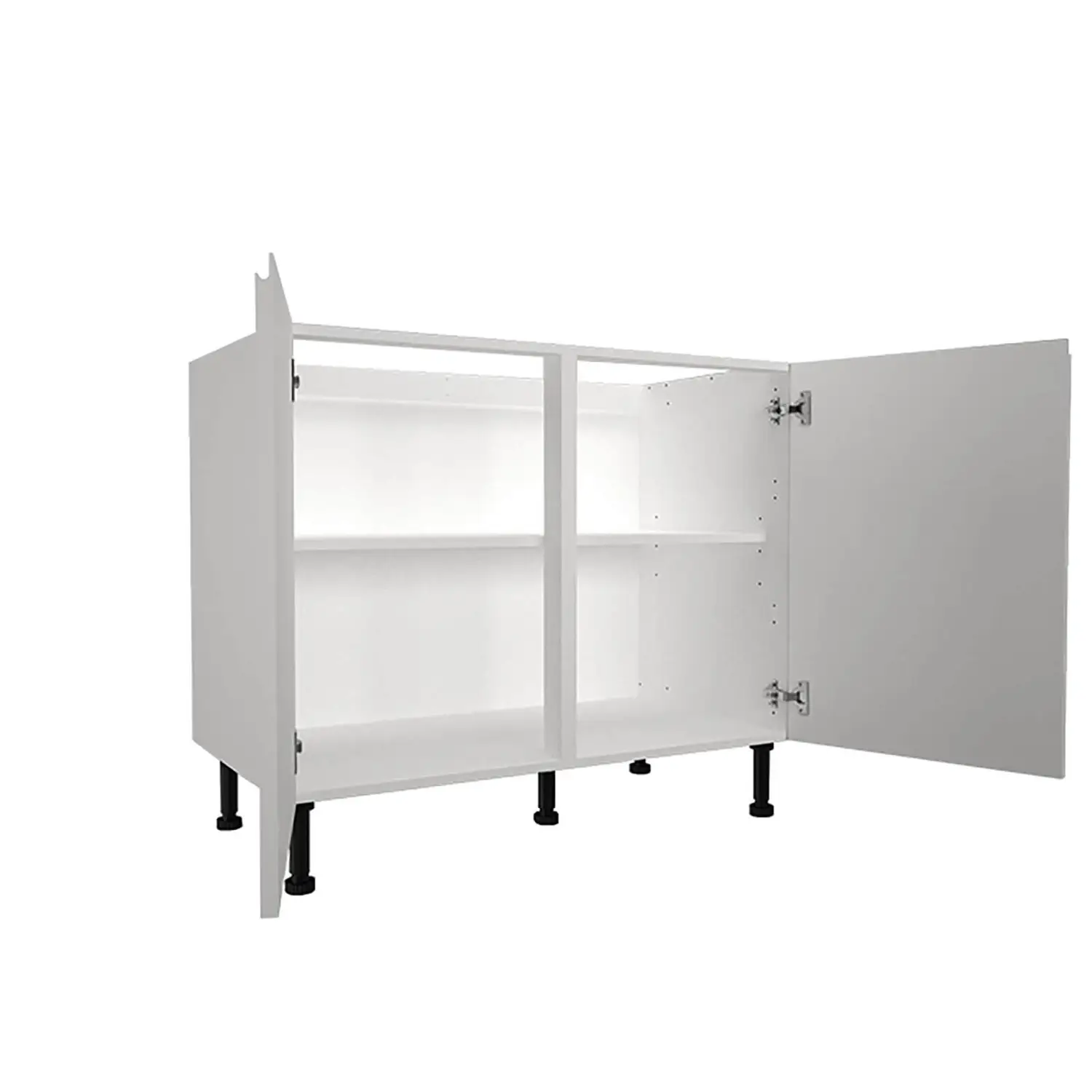 Handleless White Gloss 1000mm Base Unit 4 Handleless White Gloss 1000mm Base Unit - Image 2