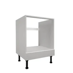 Handleless White Gloss 600mm Built-in Oven Housing Unit