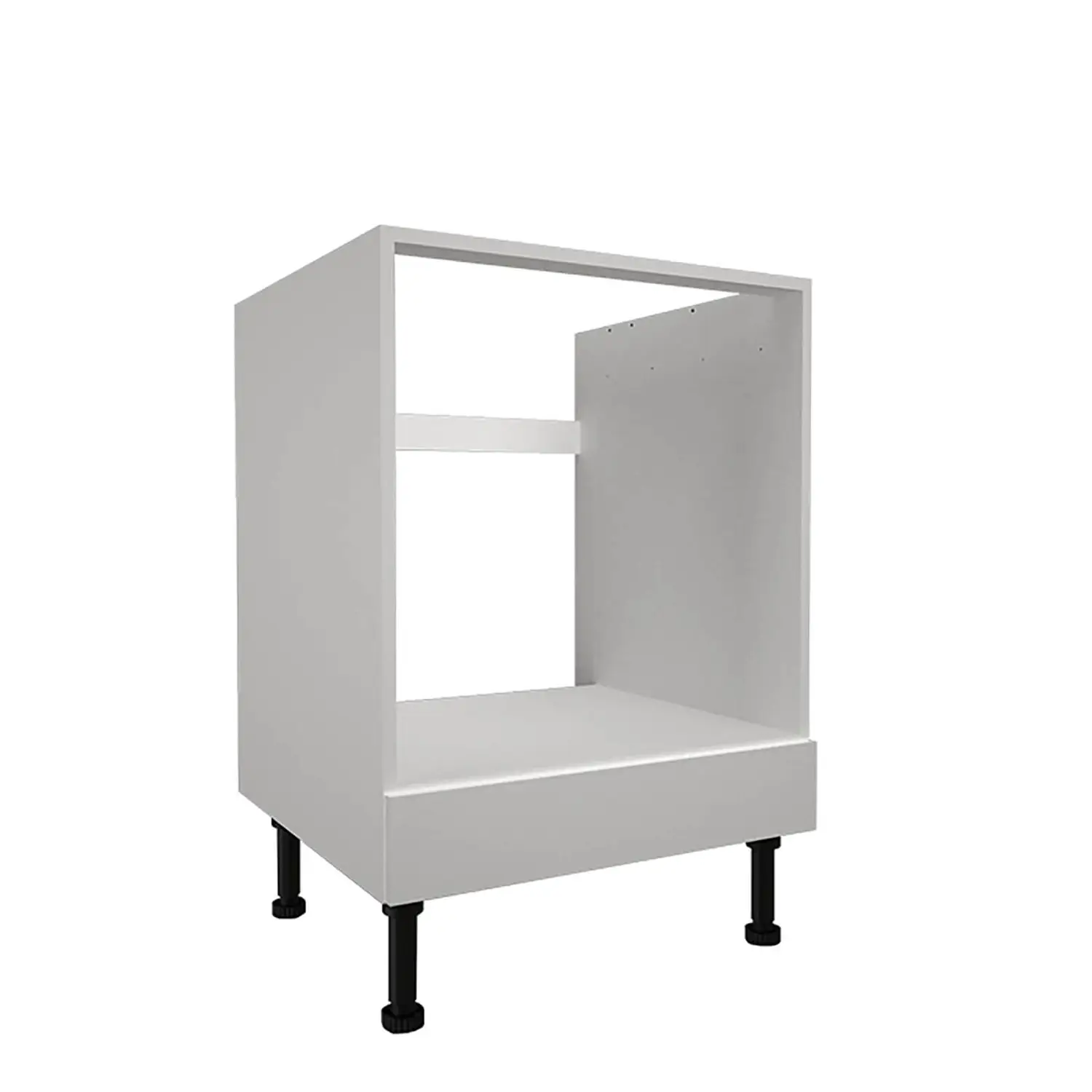 Handleless White Gloss 600mm Built-in Oven Housing Unit 3 Handleless White Gloss 600mm Built-in Oven Housing Unit