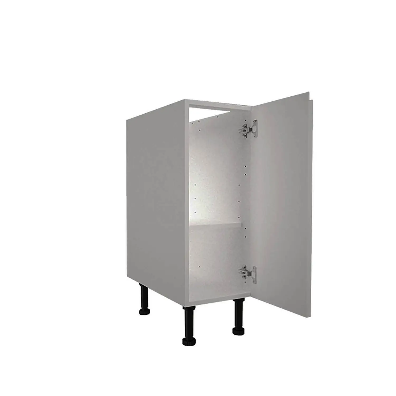 Handleless Grey Gloss 300mm Base Unit 4 Handleless Grey Gloss 300mm Base Unit - Image 2