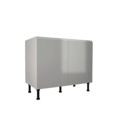 Handleless Grey Gloss 1000mm Base Unit