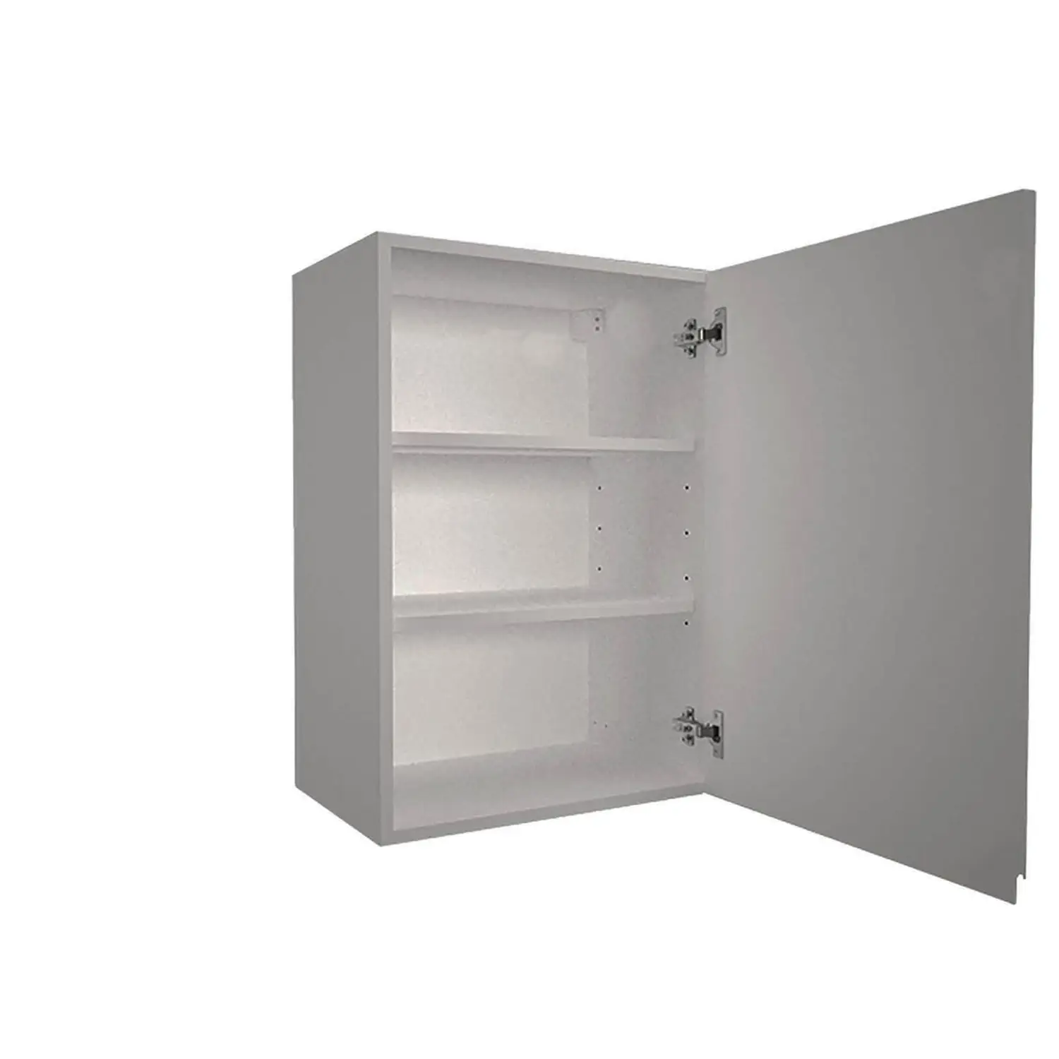 Handleless Grey Gloss 500mm Wall Unit 4 Handleless Grey Gloss 500mm Wall Unit - Image 2