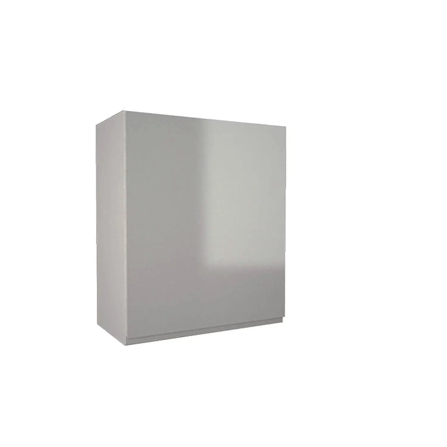 Handleless Grey Gloss 600mm Wall Unit 3 Handleless Grey Gloss 600mm Wall Unit