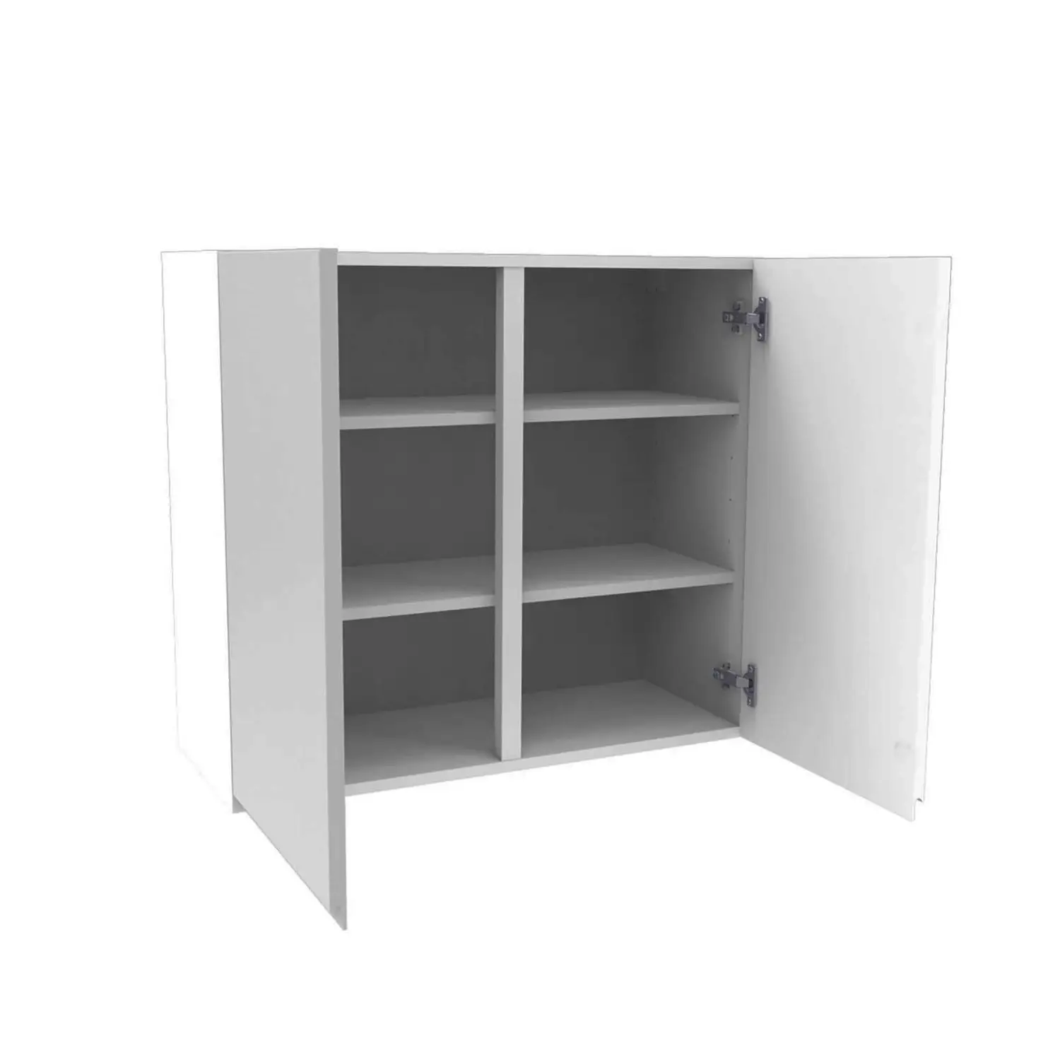 Handleless Grey Gloss 800mm Wall Unit 4 Handleless Grey Gloss 800mm Wall Unit - Image 2
