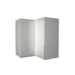 Handleless Grey Gloss 635mm Corner Wall Unit