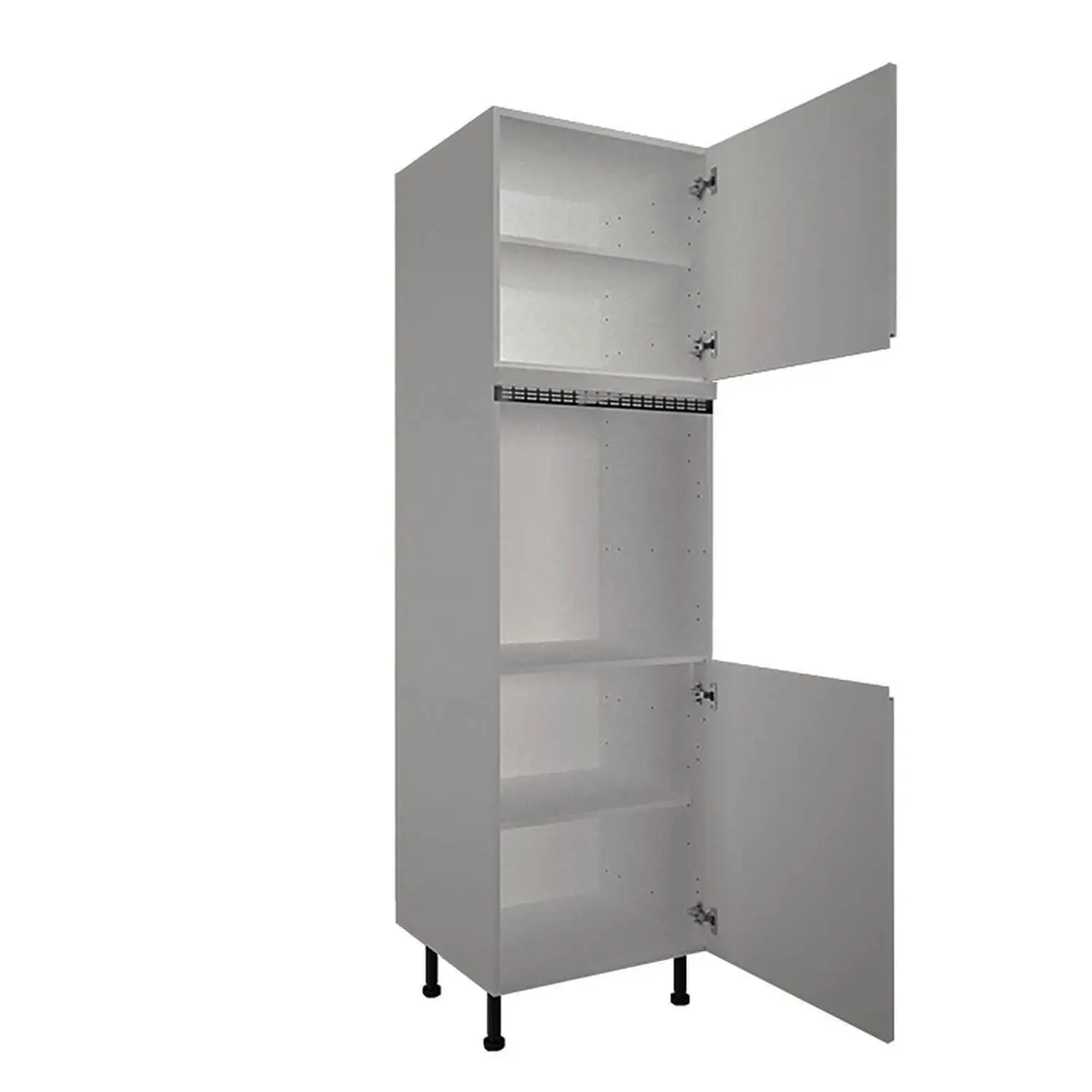 Handleless Grey Gloss Single Oven Tower 4 Handleless Grey Gloss Single Oven Tower - Image 2