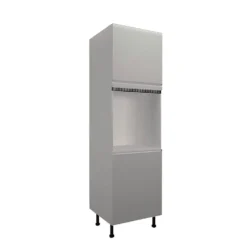 Handleless Grey Gloss Single Oven Tower