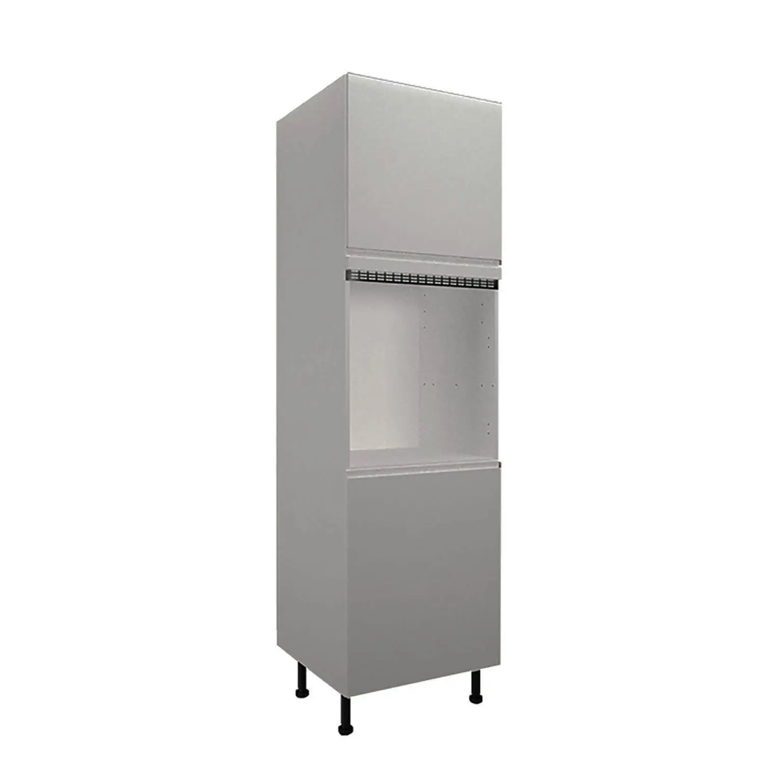 Handleless Grey Gloss Single Oven Tower 3 Handleless Grey Gloss Single Oven Tower