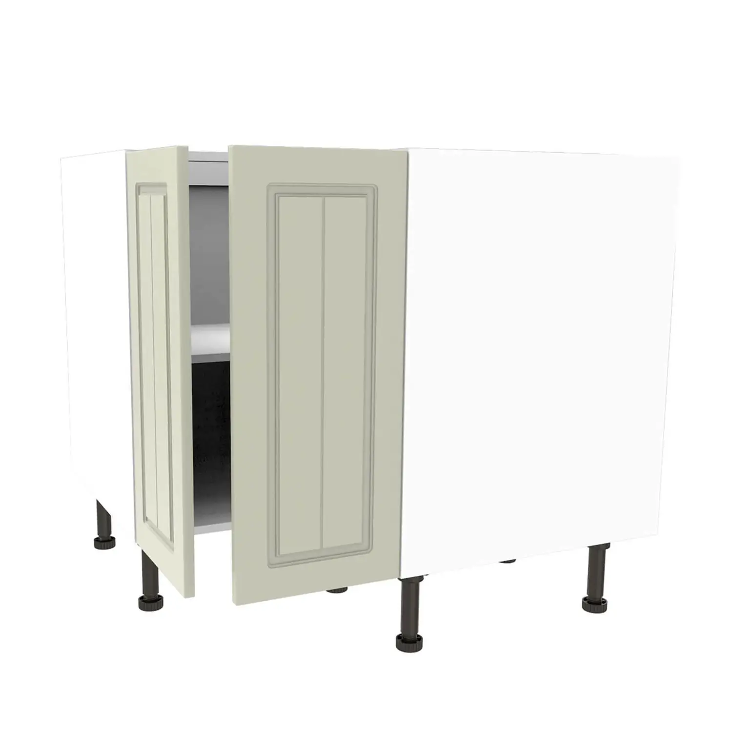 Country Shaker Cream 935mm Corner Base Unit 4 Country Shaker Cream 935mm Corner Base Unit - Image 2