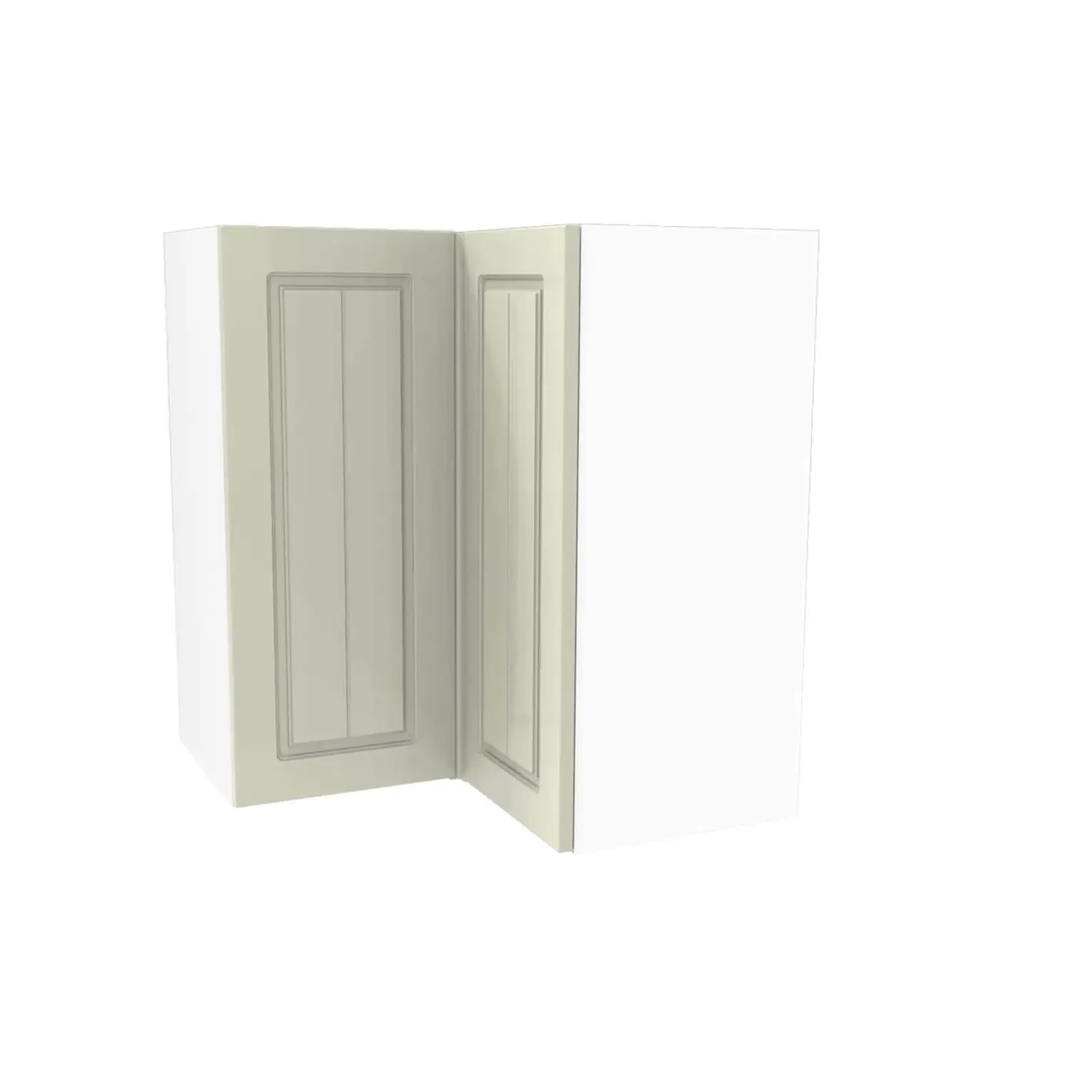 Country Shaker Cream 635mm Corner Wall Unit 3 Country Shaker Cream 635mm Corner Wall Unit