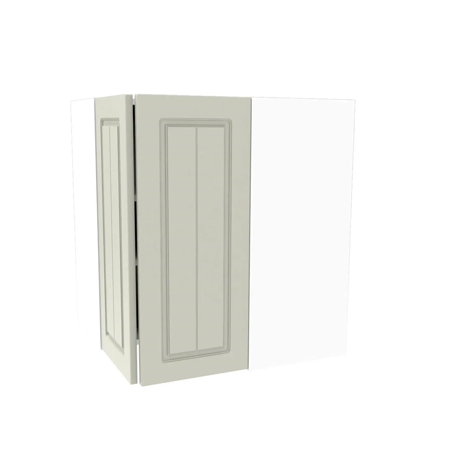 Country Shaker Cream 635mm Corner Wall Unit 4 Country Shaker Cream 635mm Corner Wall Unit - Image 2